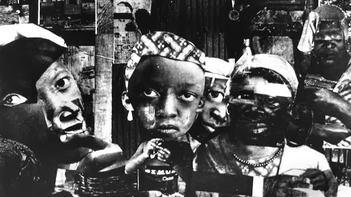 Romare Bearden Black & White Photomontage Schneider